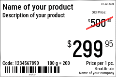 Free Price Tag Maker & Generator | Create Retail Labels Online